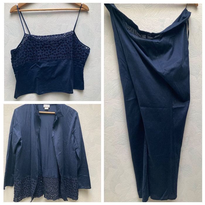 HANRO of Switzerland сет з 3 предметів - піжама, костюм. Розмір L