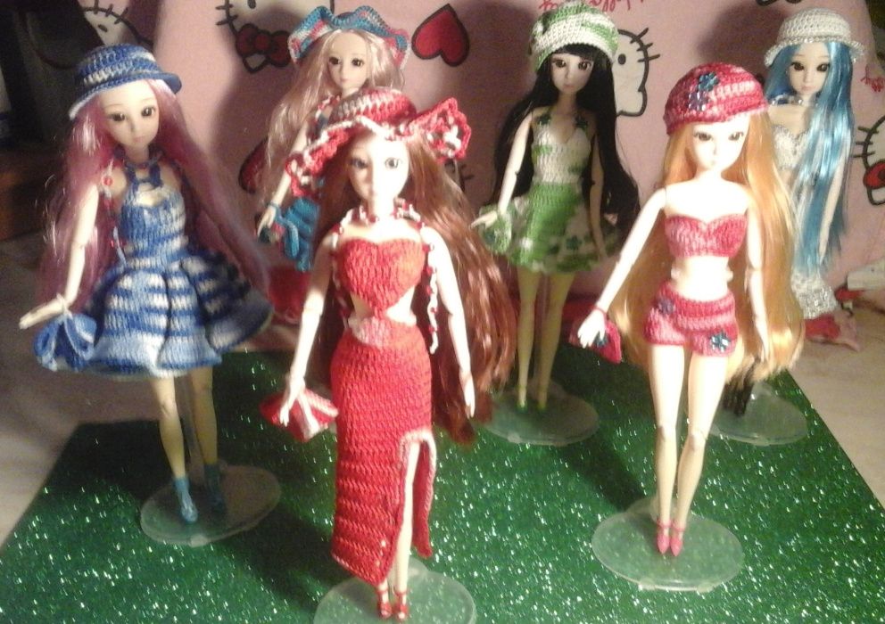 Roupa de Crochê para Boneca Barbie