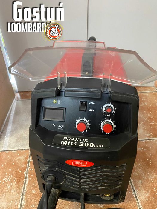 od Loombard Gostyń Spawarka MIG 200A IDEAL PRAKTIK 200 SYNERGIA