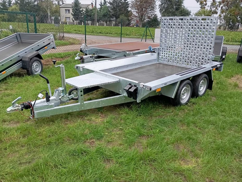BAU-3 260/2 S 2700kg przyczepa do przewozu koparki minikoparki waleca