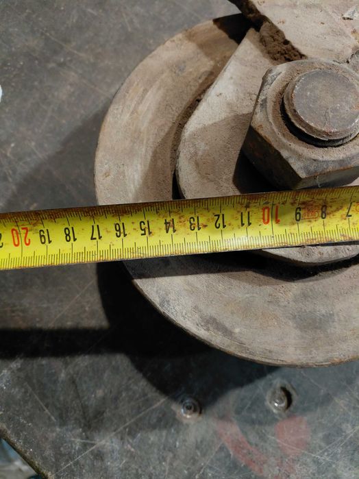 Блок, блочок строительный, ролик, полиспас мощный вес 10 кг