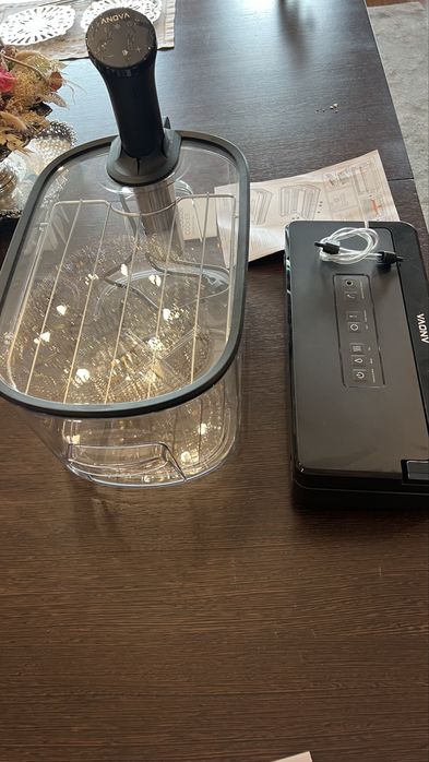 Sous vide e seladora nova