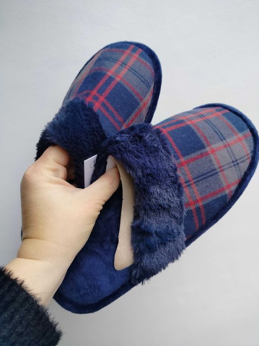 Kapcie papcie męskie dla dziadka Cleve 42 43 26,00cm