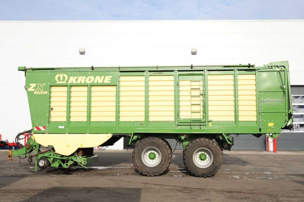 Przyczepa samozbierająca Krone ZX 470  nie stratumann giga terra