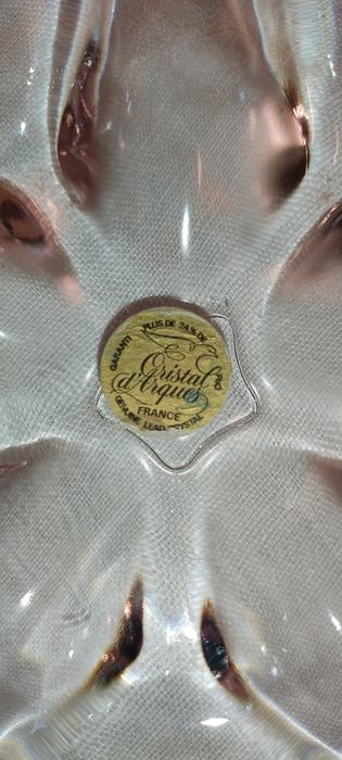 Cristal d'arques vintage cinzeiro