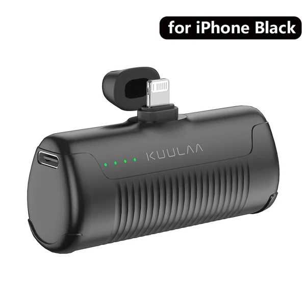 Mini Power Bank de Bolso KUULAA 4500mAh Lightning – Novo
