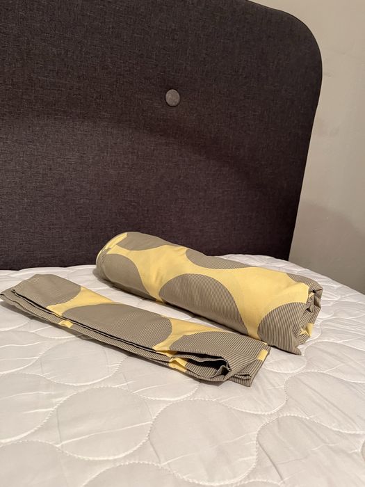 Komplet poscieli bawelnianej Soho Living 140 cm/200 cm poduszka 70/45