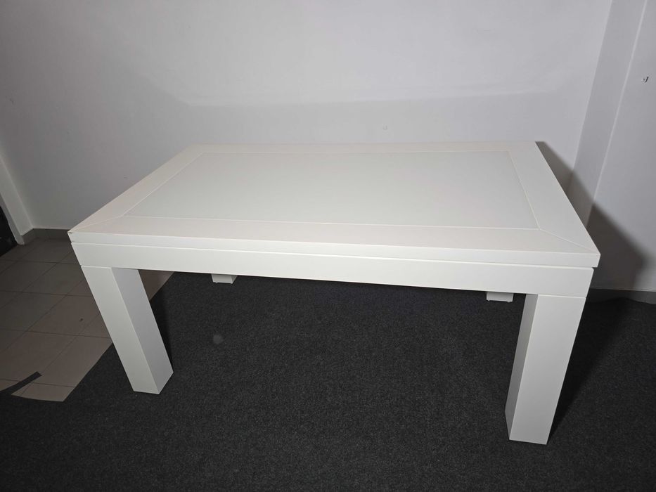 Mesa de Jantar Extensível 160(+60cm)x90x64cm Branca