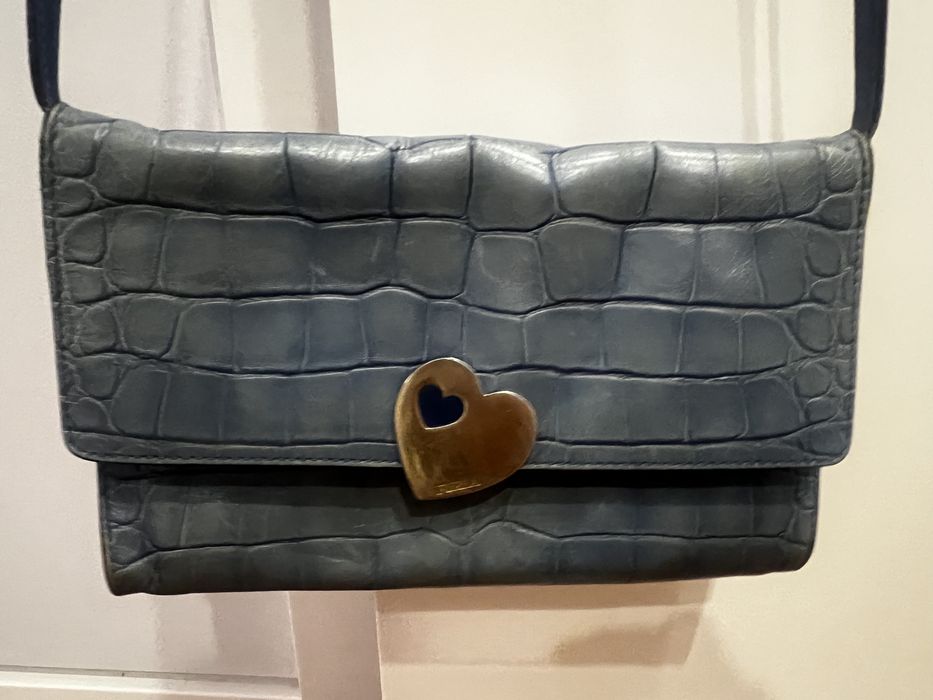 Mala Tiracolo Azul Furla  limed edition Sao Valentim