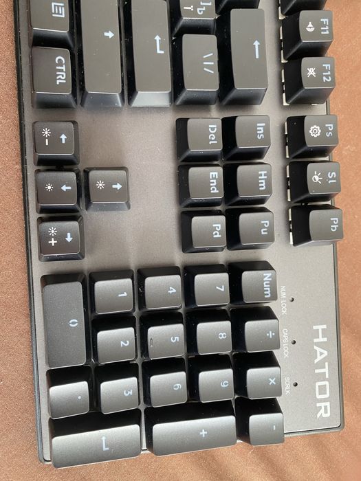 Клавіатура hator starfall rainbow origin red