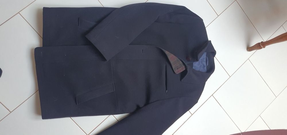 Warmia City Look płaszcz męski zimowy ocieplany wełna