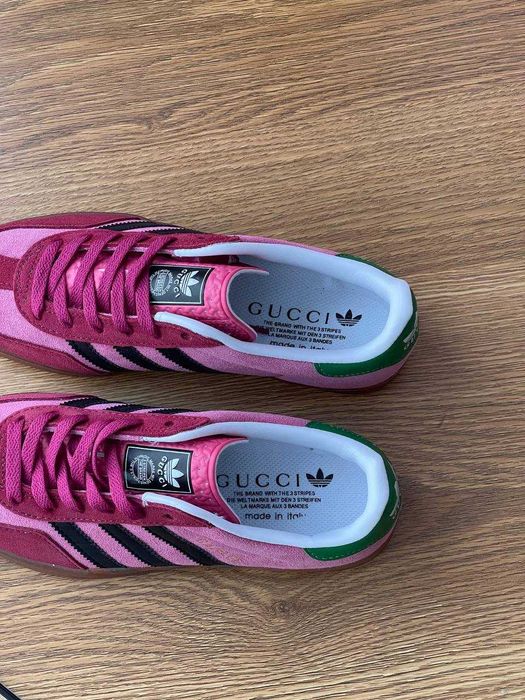 ЗНИЖКА! 36(22,5 см) Adidas Gazelle Pink рожеві адідас газелі гучі кеди