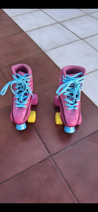 Patins e proteções Soy Luna como NOVOS