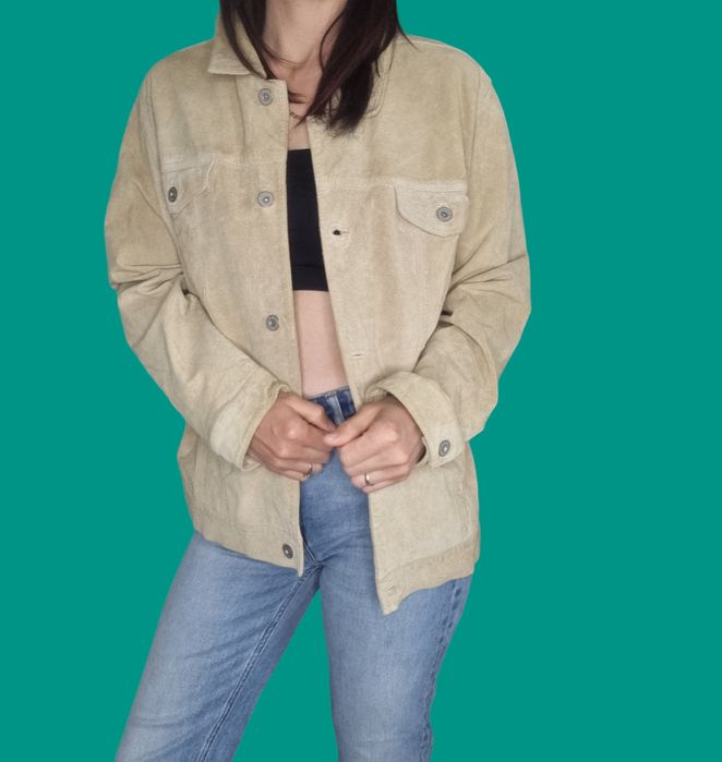 Skórzana vintage kurtka eddie bauer Rozmiar xl 42