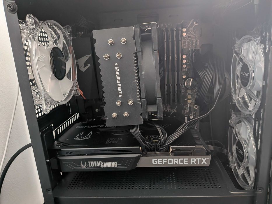 Komputer gamingowy PC RTX 3070 Ryzen 7 5700X 32GB RAM WIN11