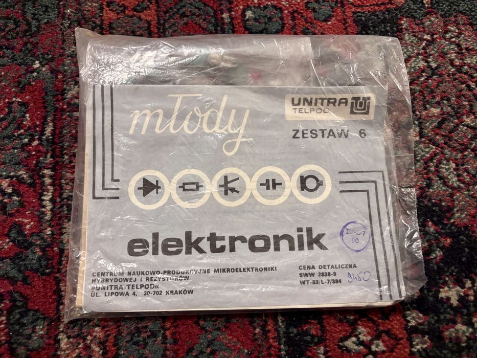 Unitra Telpod Młody elektronik zestaw 6 - otwarty, ale kompletny