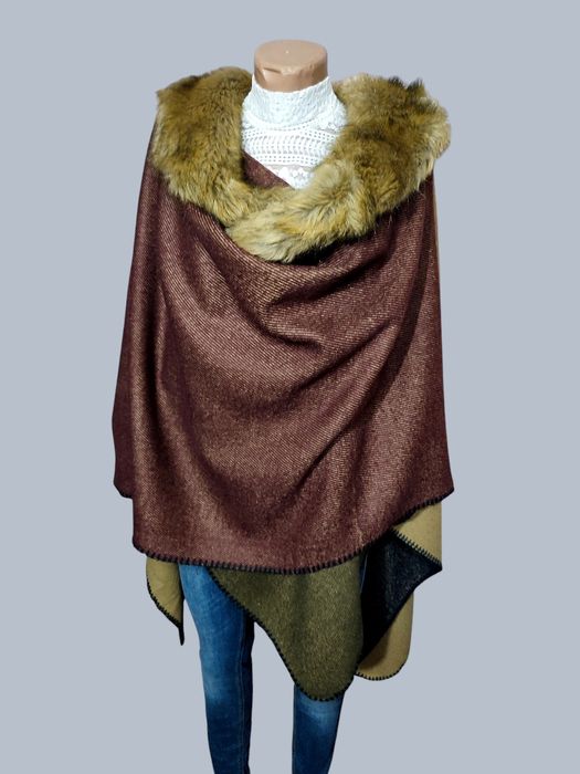 Шикарное пончо, накидка.