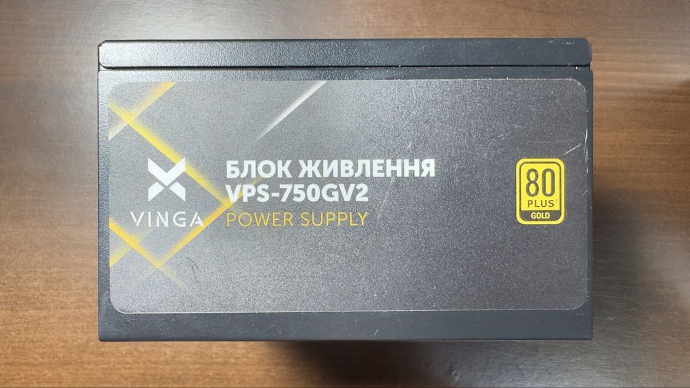 Блок живлення модульний 750w VINGA VPS-750GV2 GOLD