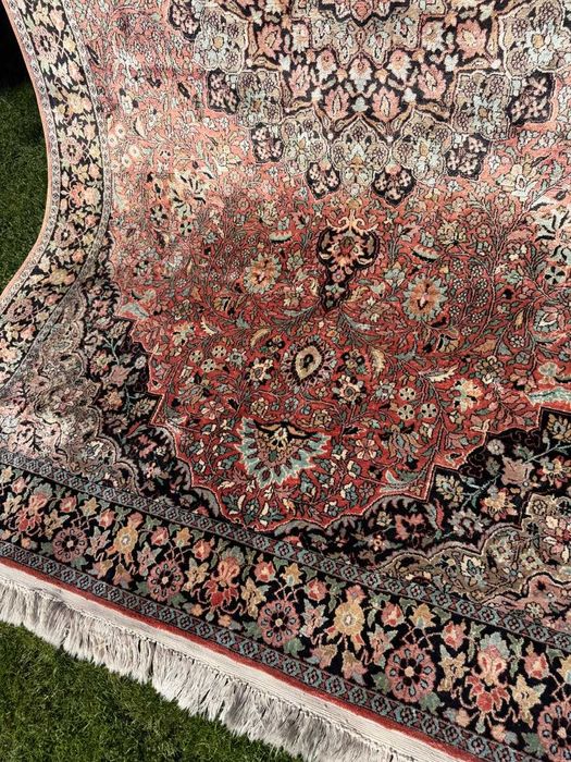 Jedwabny ręcznie tkany dywan perski GHOUM / Qom 310x185 galeria 35 tyś