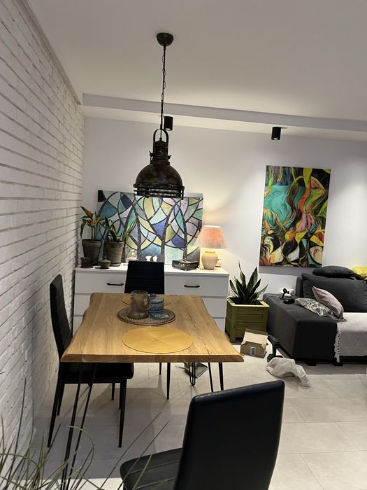 Lampa rustykalna metalowa