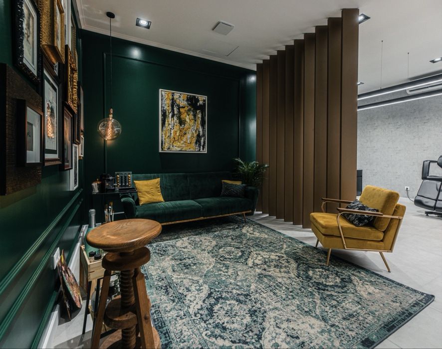 Vendo Sofa em veludo verde