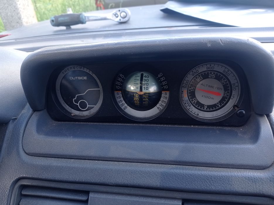Кренометр на Mitsubishi Pajero