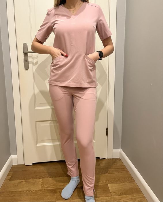 Uniform medycznt med and beauty różowy