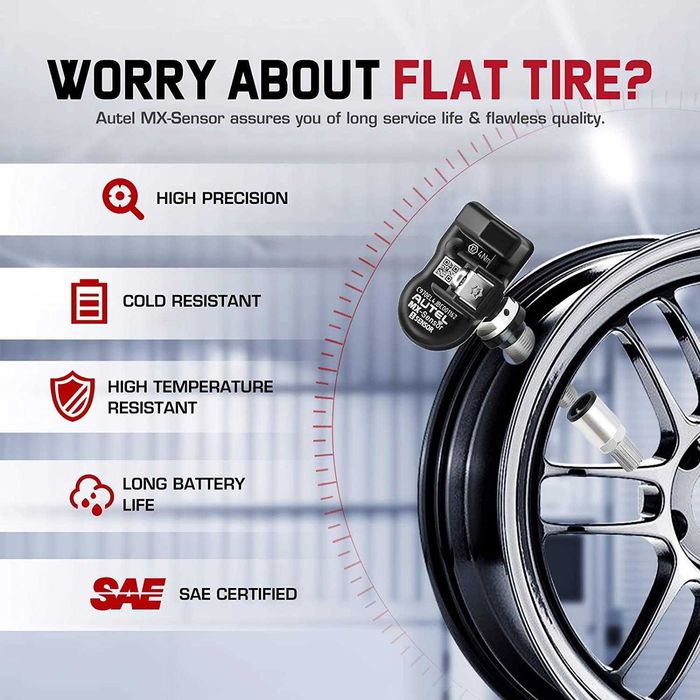 Autel Válvulas TPMS Borracha Autel RF-Sensor Máquinas Autel (NOVO)