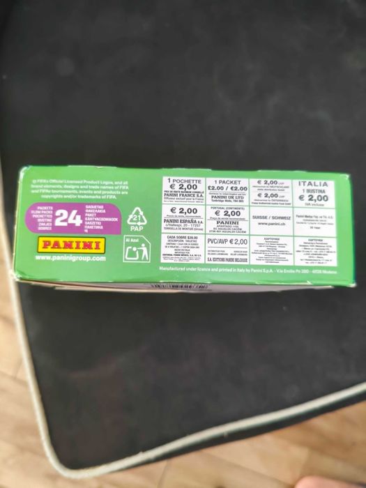 karty Panini FIFA World Cup 2026 box 24 saszetek , saszetki