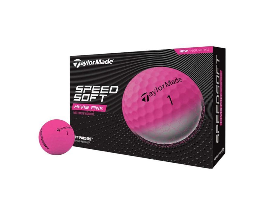 Taylormade SpeedSoft PINK paczka 12szt RÓŻOWE piłki golfowe do golfa