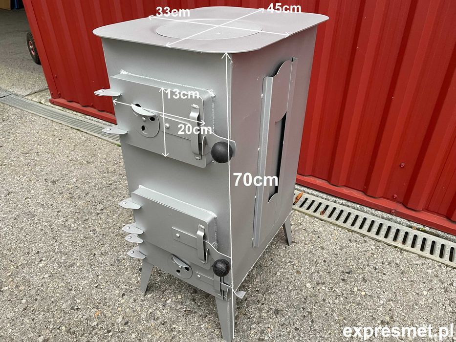 Rura dymowa kolanko piecowe rozeta kominowa obejma do rury fi120 radiator Piec koza MAXXI 17 CEGIEŁ, WZMOCNIONY BL.3mm! piec koza warsztatowy łopatka