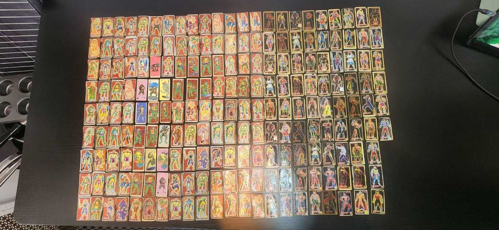 Наклейки з 90 иг. Iskeletor, Tekken, Xena, Turtles, Hercules 665 штук