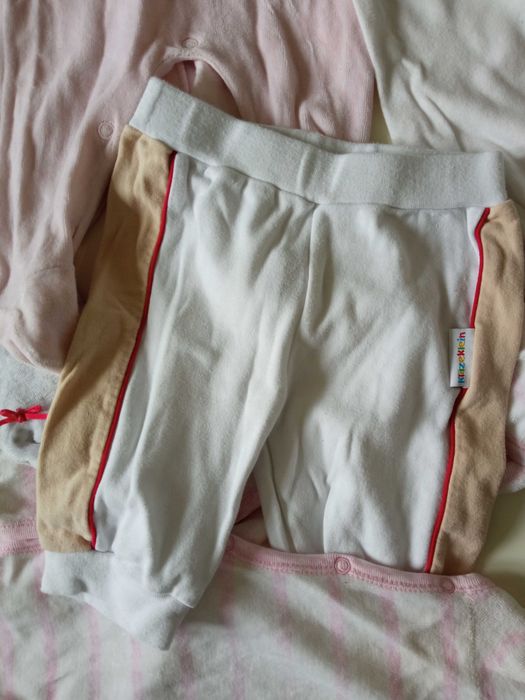 5 x śpioszki body spodenki dziecięce bawełna Ergee r 56/62