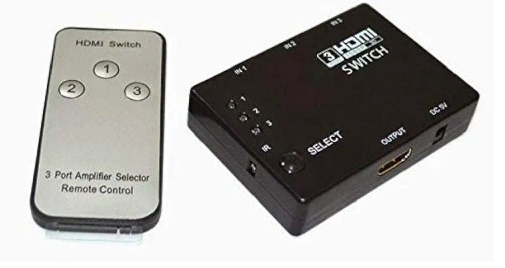 Przełącznik switch 3x HDMI + pilot