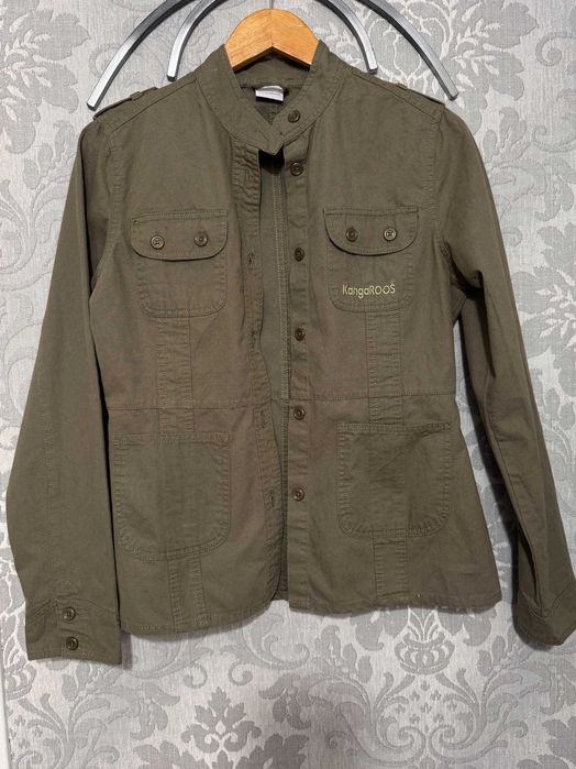 Kangaroos Lekka kurtka młodzieżowa 176/ 16 lat militarna khaki