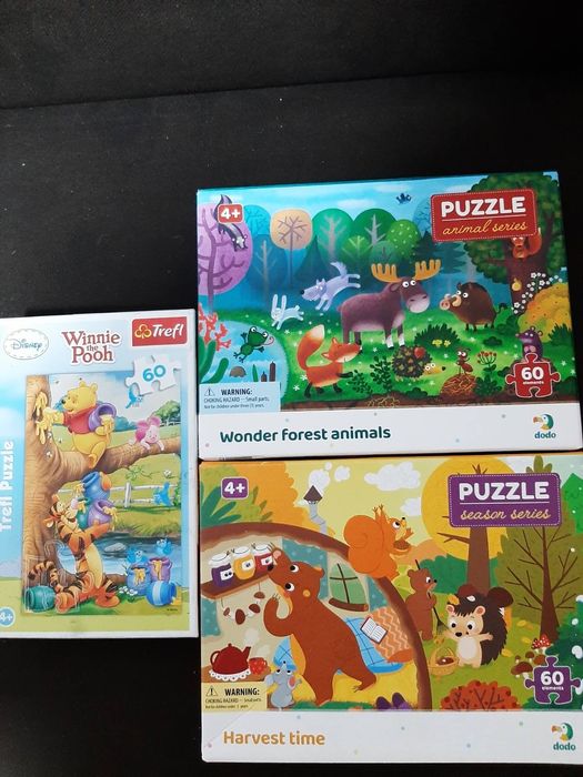 Пазлы (25,30,35 деталей)