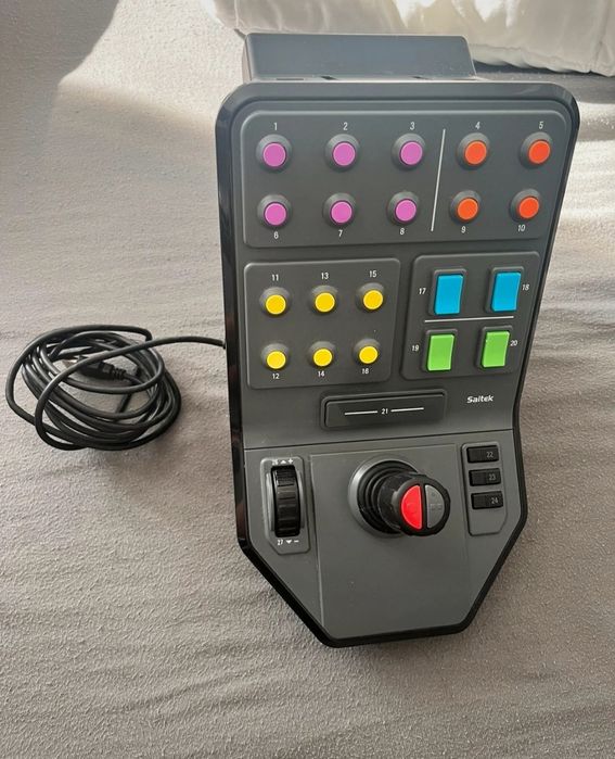 Volante Logitech G Saitek Farming /Truck Simulator Simulador De Trator