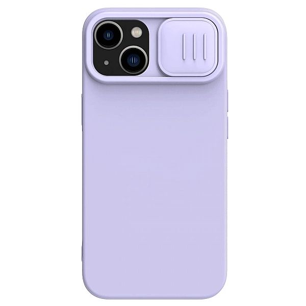 Nillkin CamShield Silky Silicone Case etui iPhone 14 Plus pokrowiec z