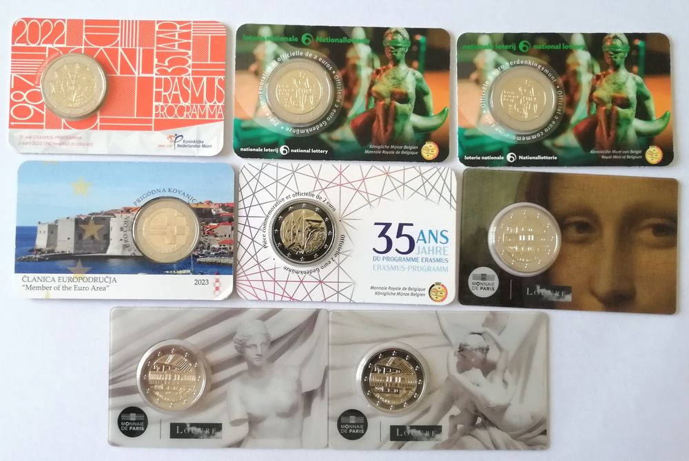 Moedas Coincard 2 Euros