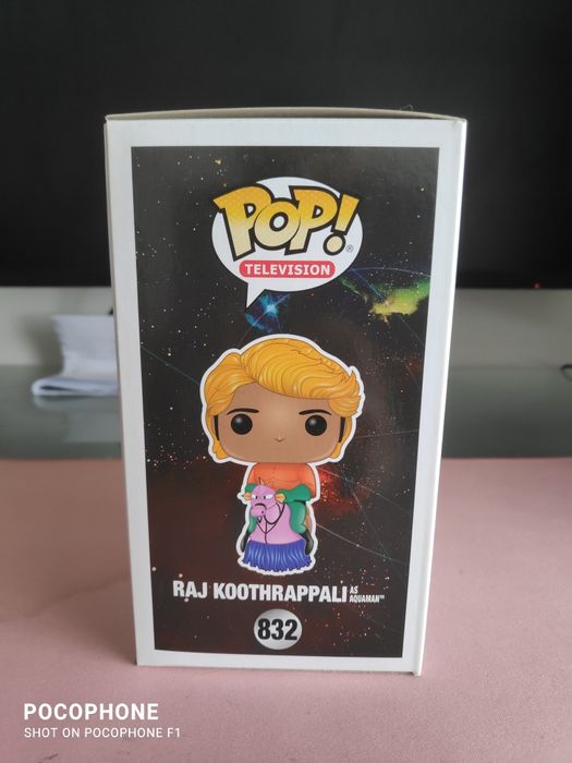 Raj Koothrappali as Aquamen Funko Pop