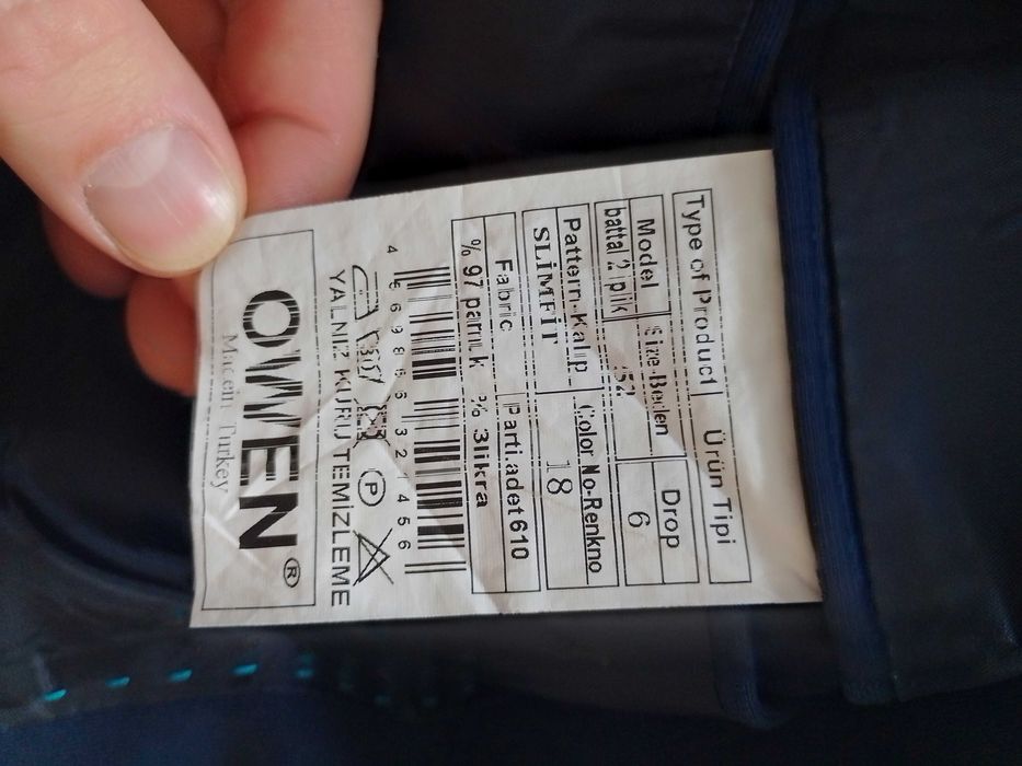 Піджак чоловічий OWEN темно-синій