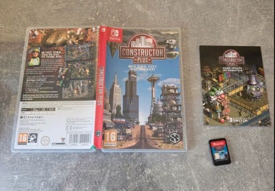 Constructor Plus Nintendo Switch Unikat ! Wersja z dyskietka