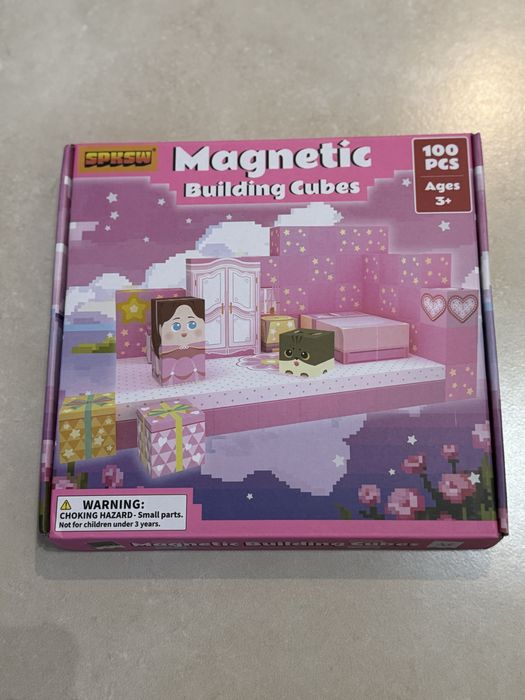 Світловідбиваючий магнітний сенсорний конструктор Замок принцеси 100шт