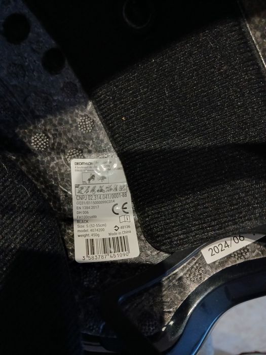 Kask jeździecki Jazdy Konnej  Toczek Rozmiar S