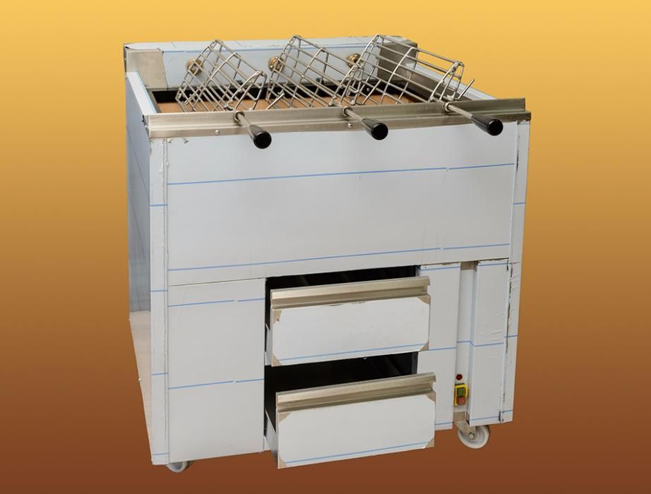 Churrasqueiras a carvão rotativas