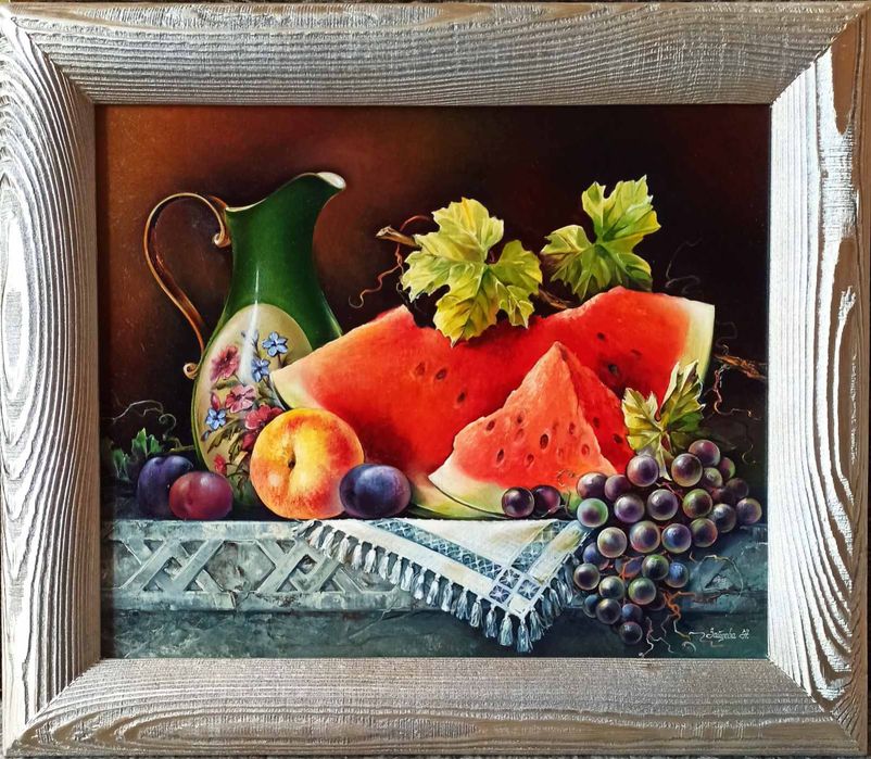 Картина. Натюрморт "Соковитий кавунчик"
