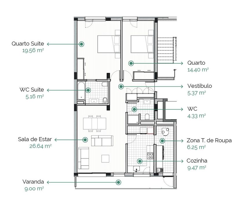Paim Prestige - Apartamento T2