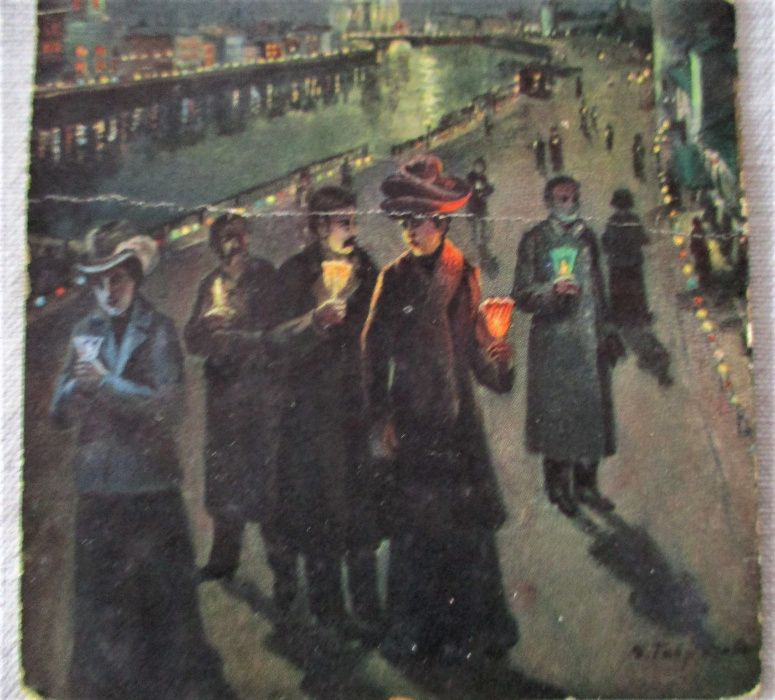 Secesja Carska Rosja Moskwa pocztówka