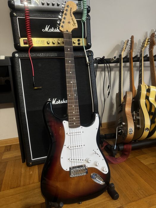 ✨未使用✨Fender Squier Stratocaster Dla Ciebie wszystko - fender squier stratocaster - w