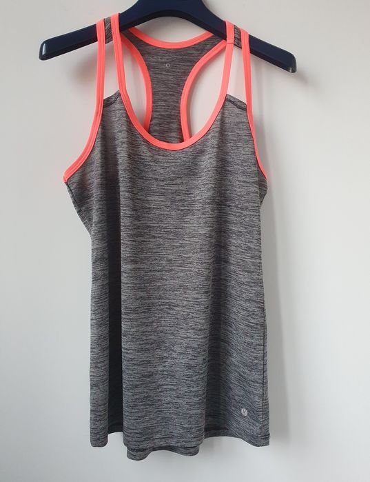 Świetna koszulka sportowa bokserka Top szary neonowy Reserved S 36 M 3